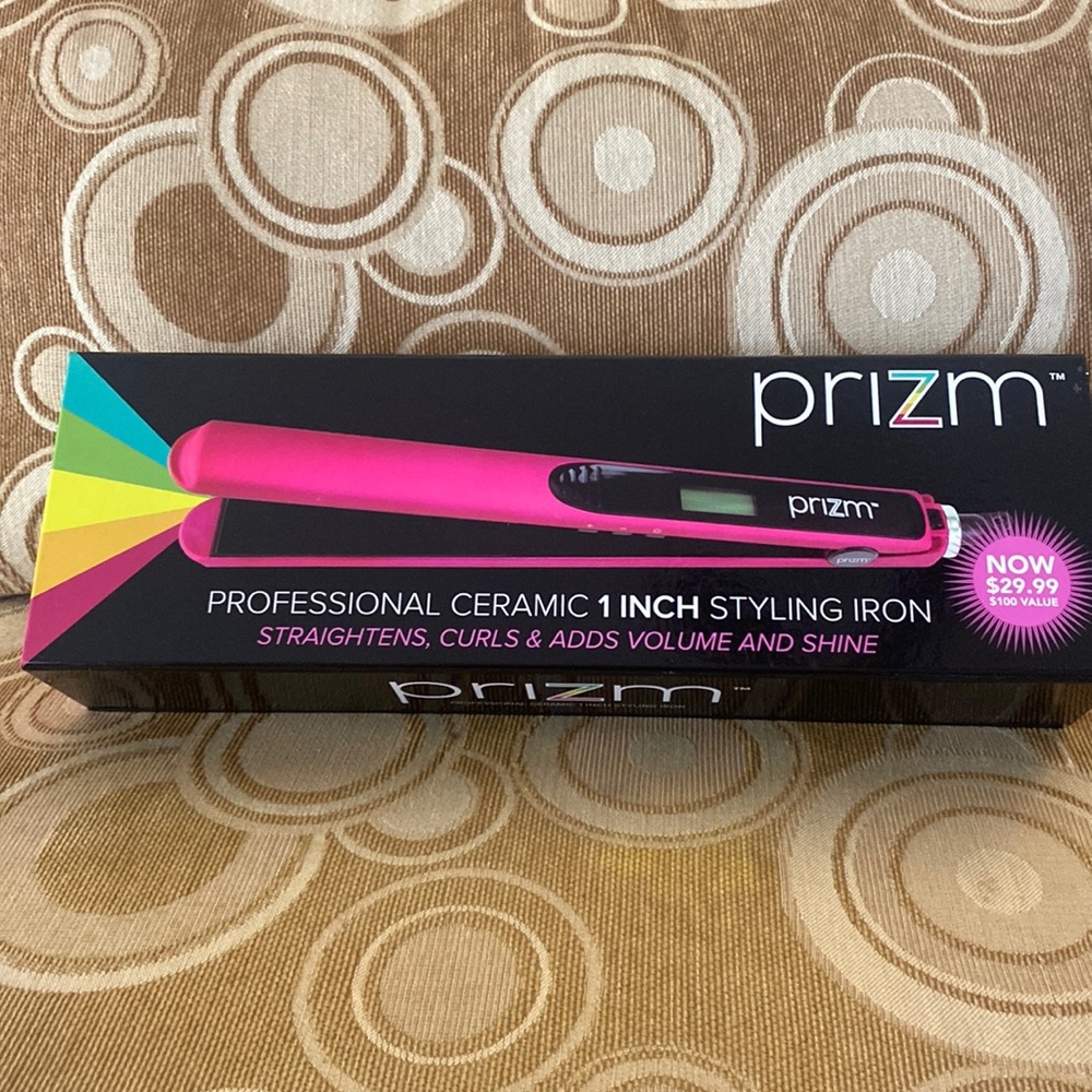 Prizm Professional Ceramic 1 inch Styling Iron